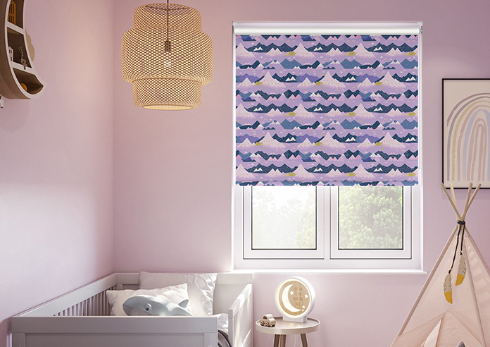 Serene Summit, Amethyst - Roller Blind - Image 3